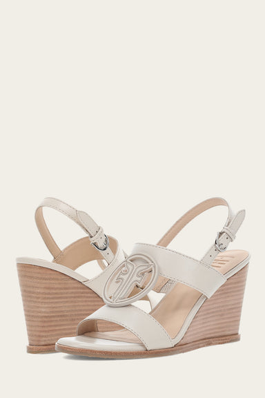 Rachel Logo Sandal - Ivory - Pair