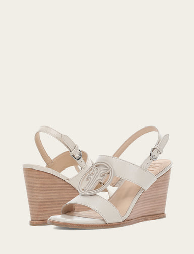 Rachel Logo Sandal - Ivory - Pair
