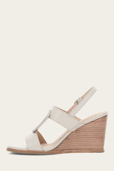 Rachel Logo Sandal - Ivory - Inside