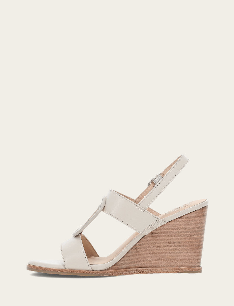 Rachel Logo Sandal - Ivory - Inside