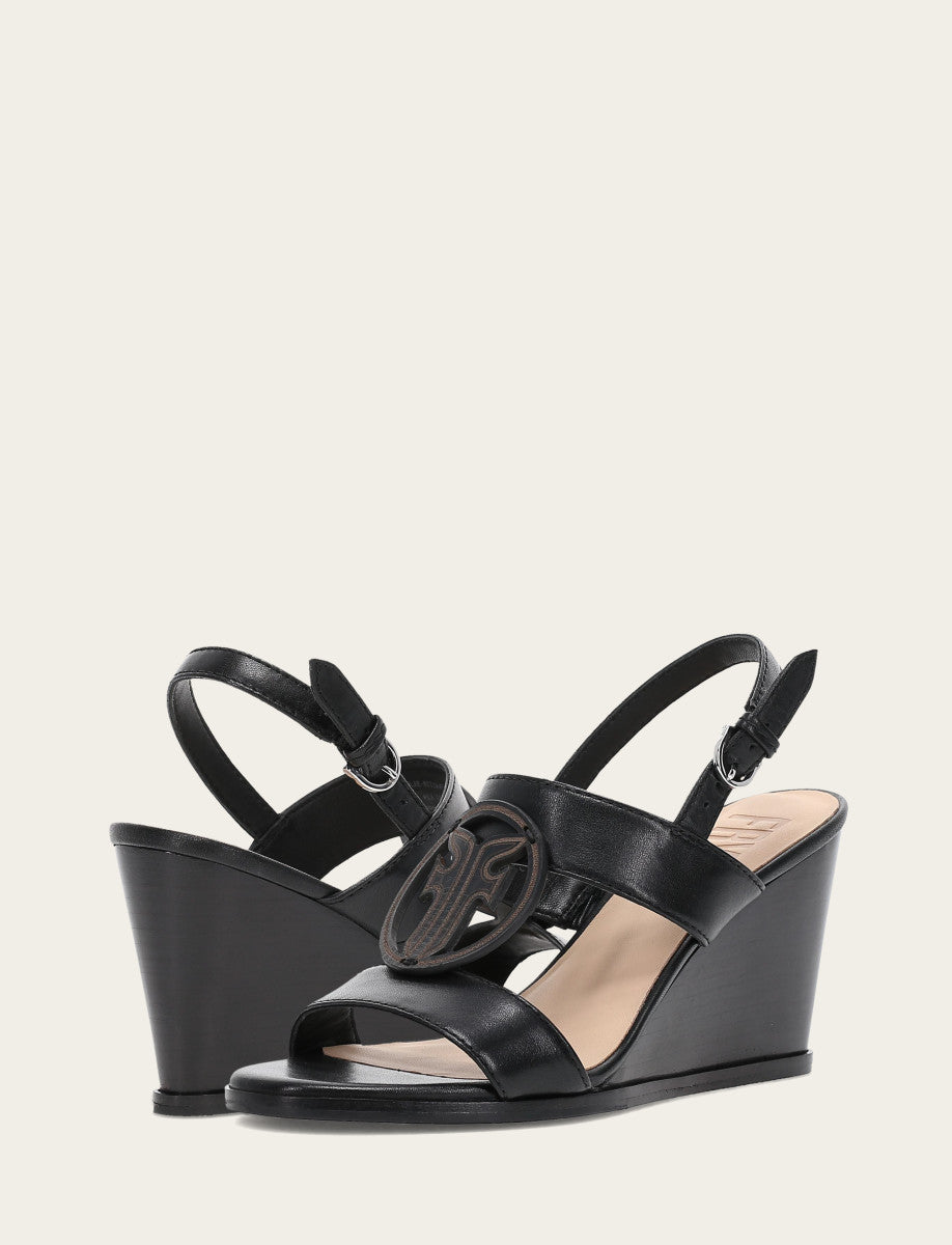 Rachel Logo Sandal - Black - Pair