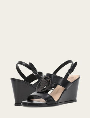 Rachel Logo Sandal - Black - Pair