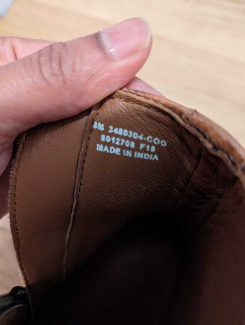 Frye sawyer inside zip boot hotsell