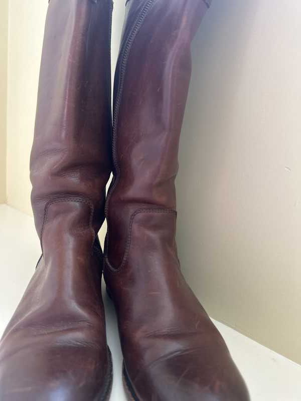 Frye melissa tab tall leather boot sales