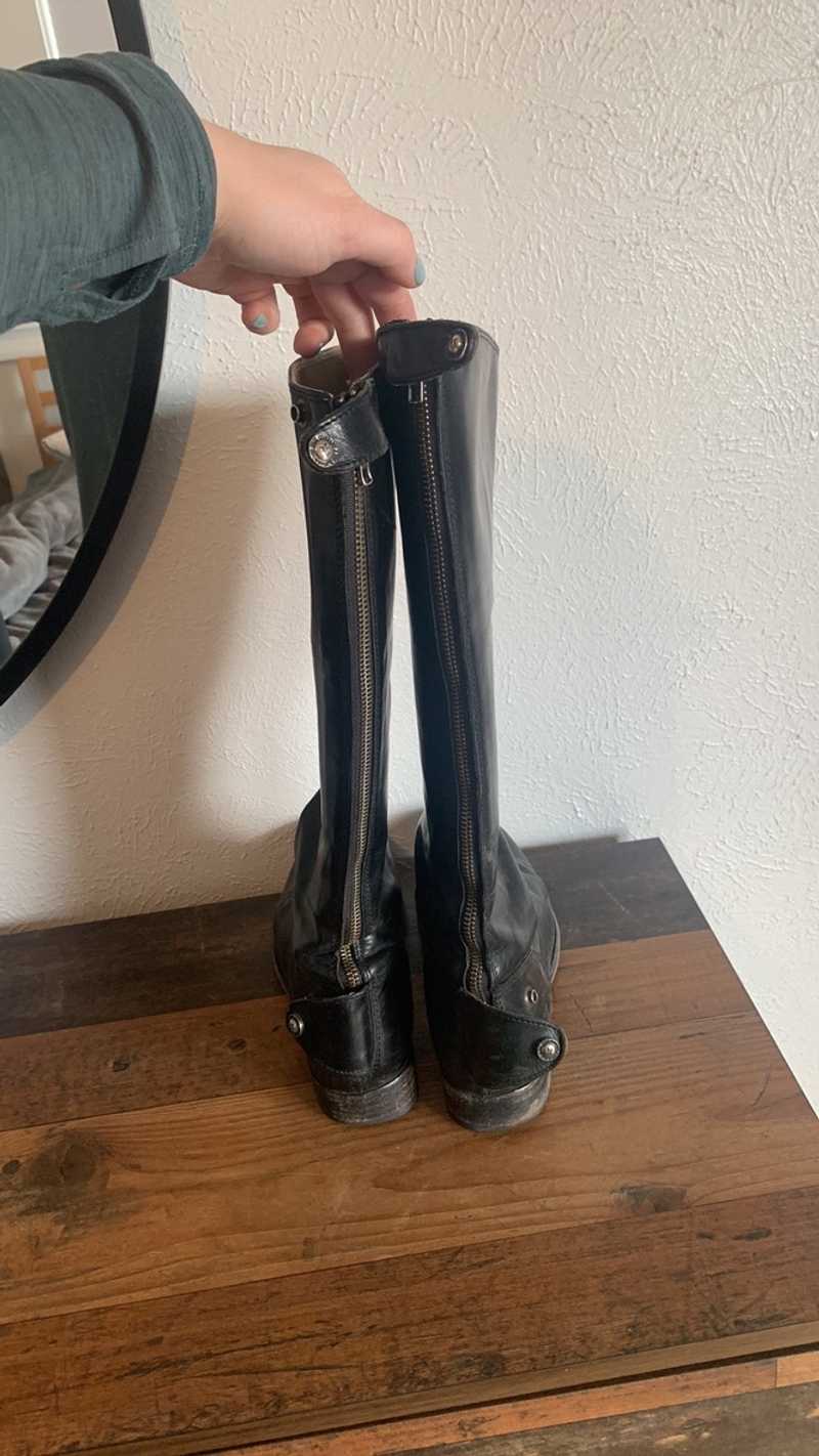 frye melissa back zip