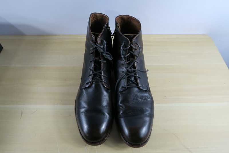 Frye chris hotsell lace up cognac