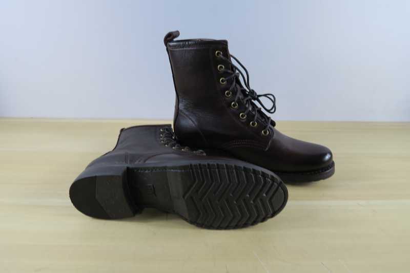 frye veronica combat boots black