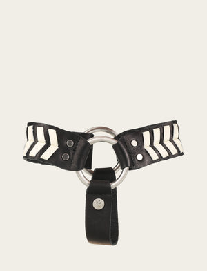 Removable Chevron Boot Harness - Black - Hero