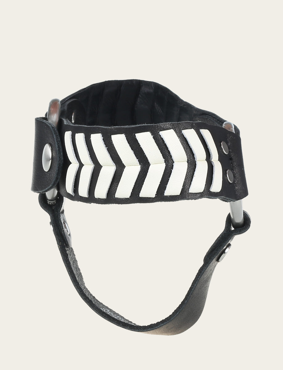 Removable Chevron Boot Harness - Black - Front