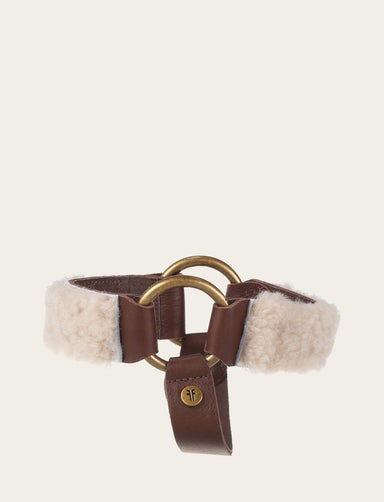 Removable Shearling Boot Harness - Espresso - Hero