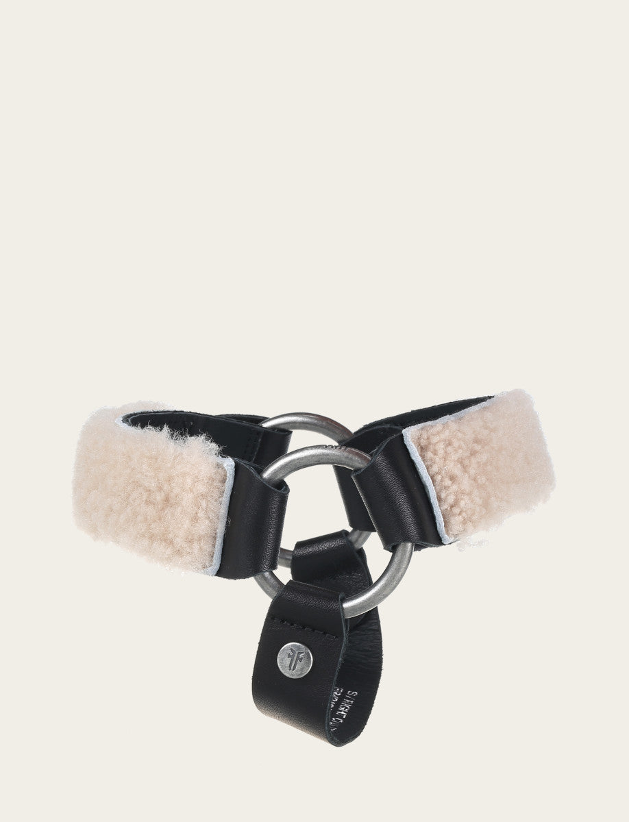 Removable Shearling Boot Harness - Black - Hero