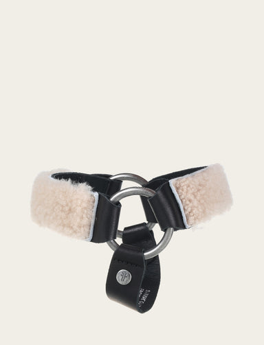 Removable Shearling Boot Harness - Black - Hero
