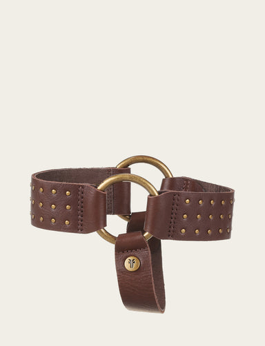 Removable Stud Boot Harness - Espresso - Hero