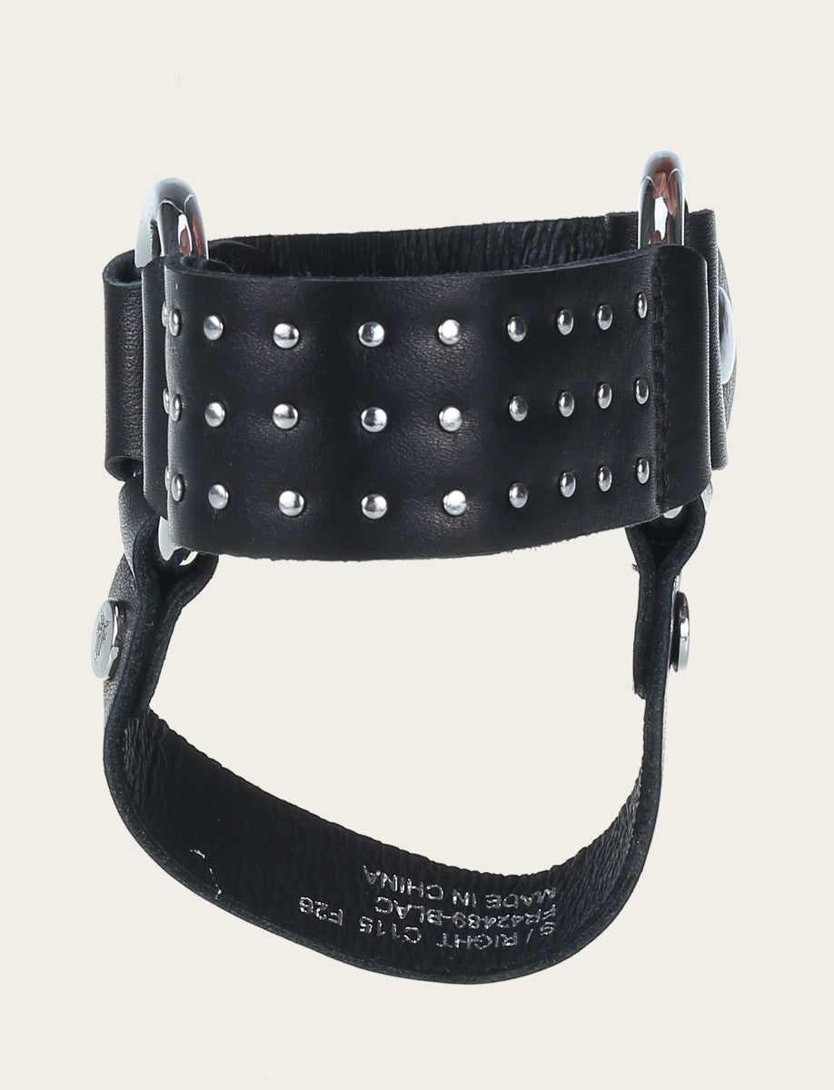 Removable Stud Boot Harness - Black - Front