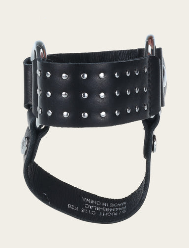Removable Stud Boot Harness - Black - Front