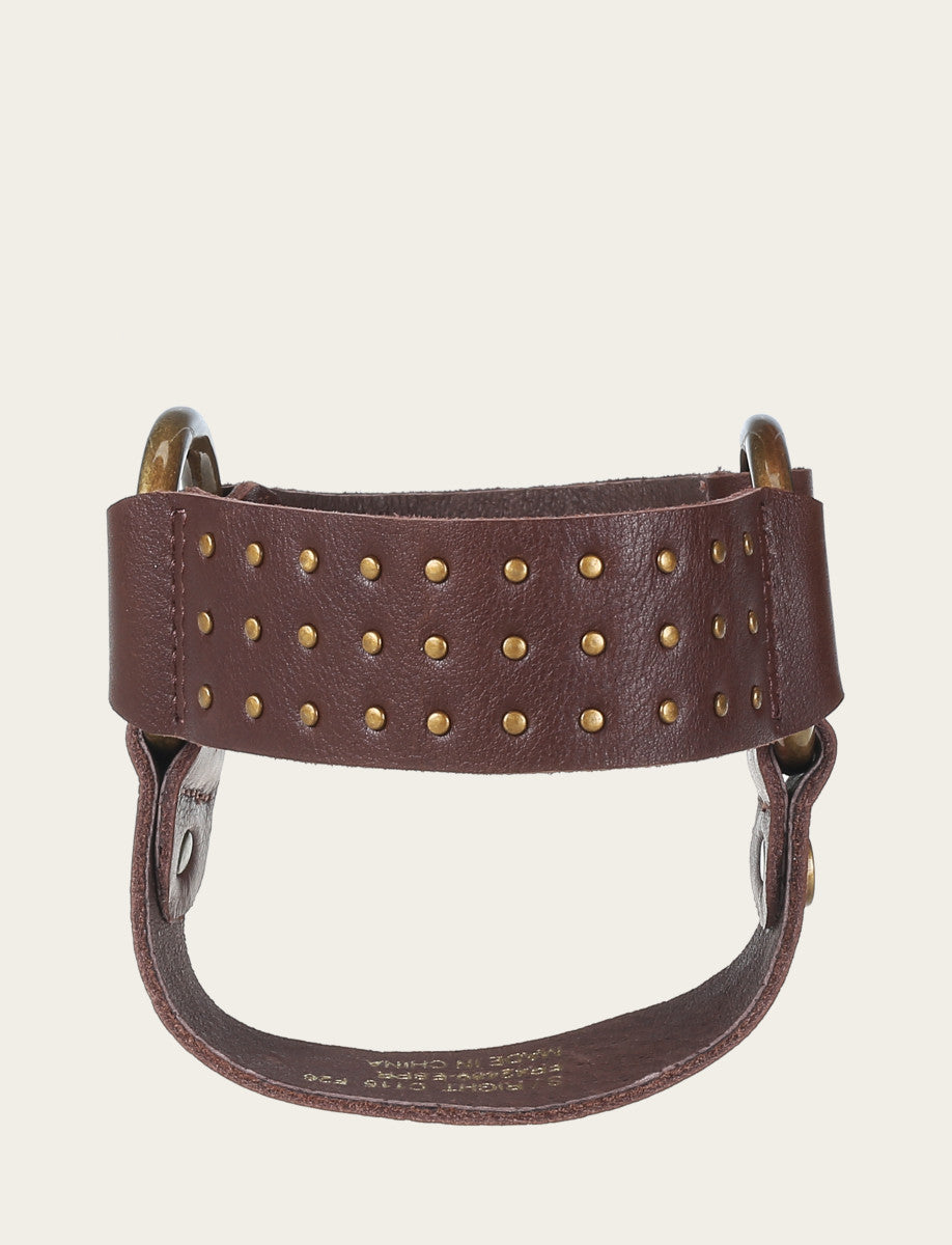 Removable Stud Boot Harness - Espresso - Front