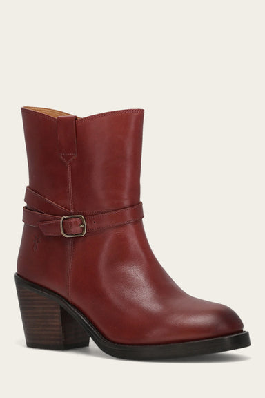 Rylee Belted Inside Zip - Cranberry - Hero