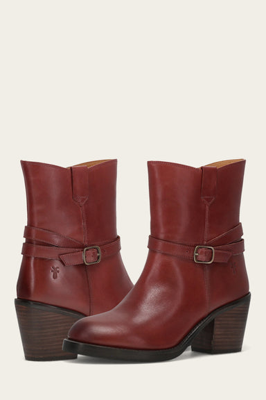 Rylee Belted Inside Zip - Cranberry - Pair