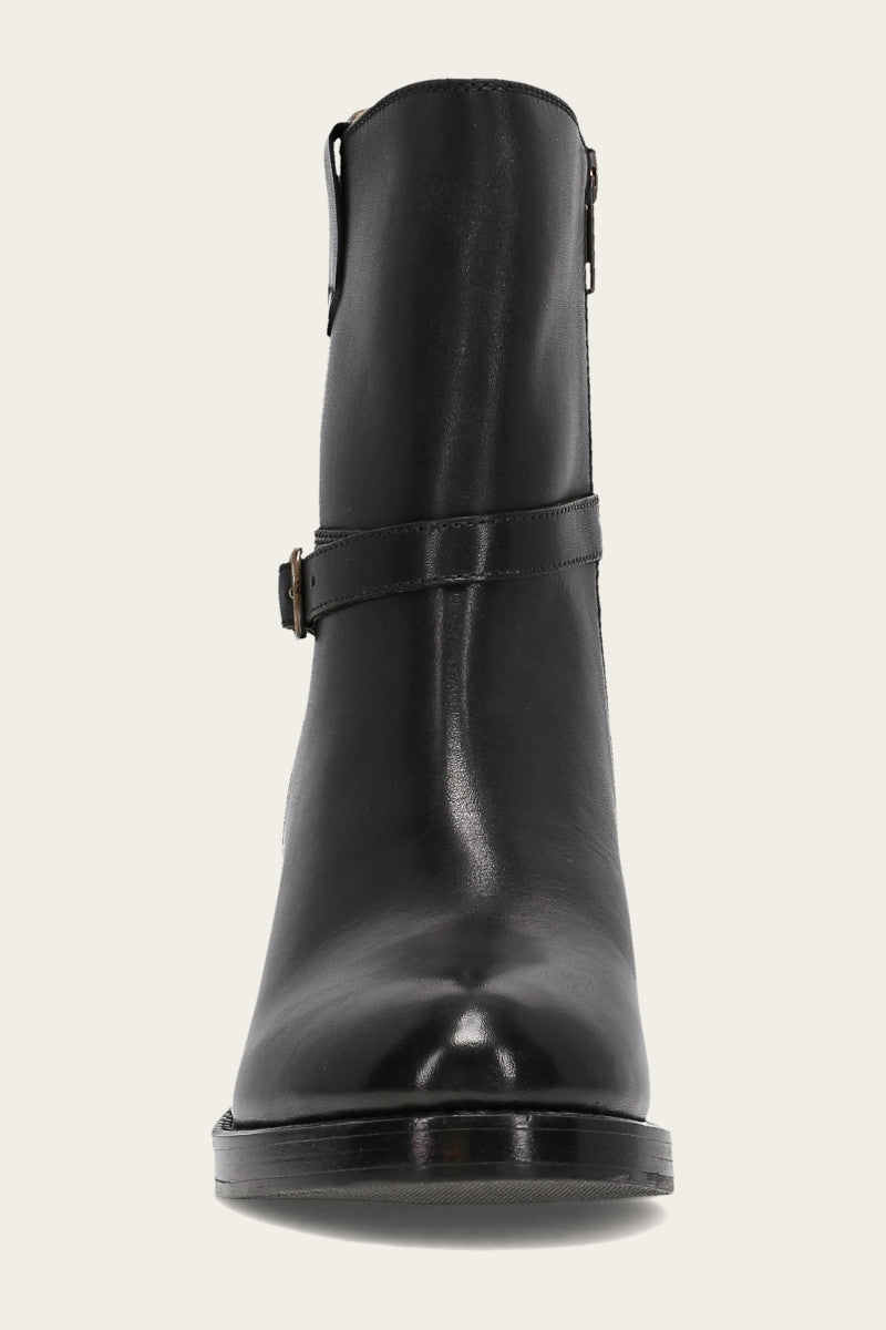 Rylee Belted Inside Zip - Black - Front