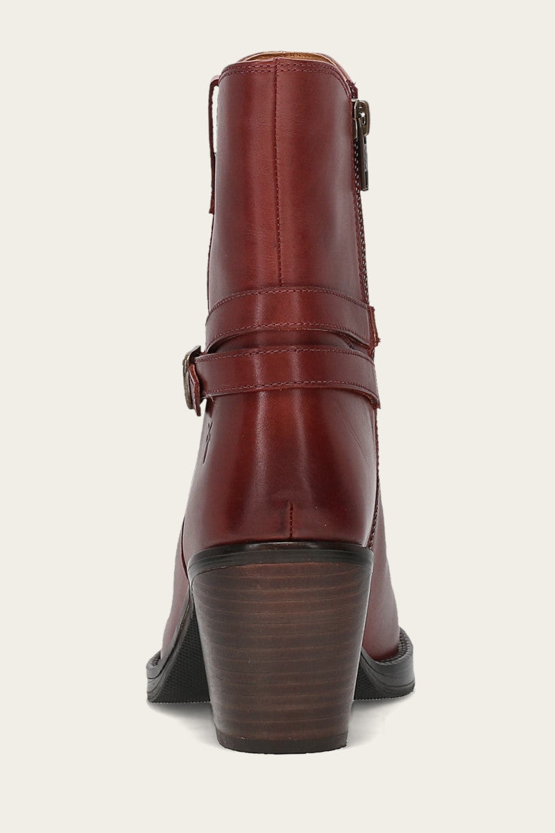 Rylee Belted Inside Zip - Cranberry - Back