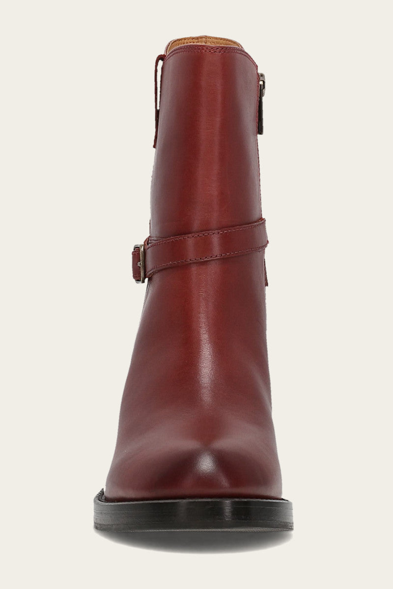 Rylee Belted Inside Zip - Cranberry - Front