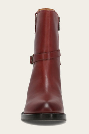 Rylee Belted Inside Zip - Cranberry - Front