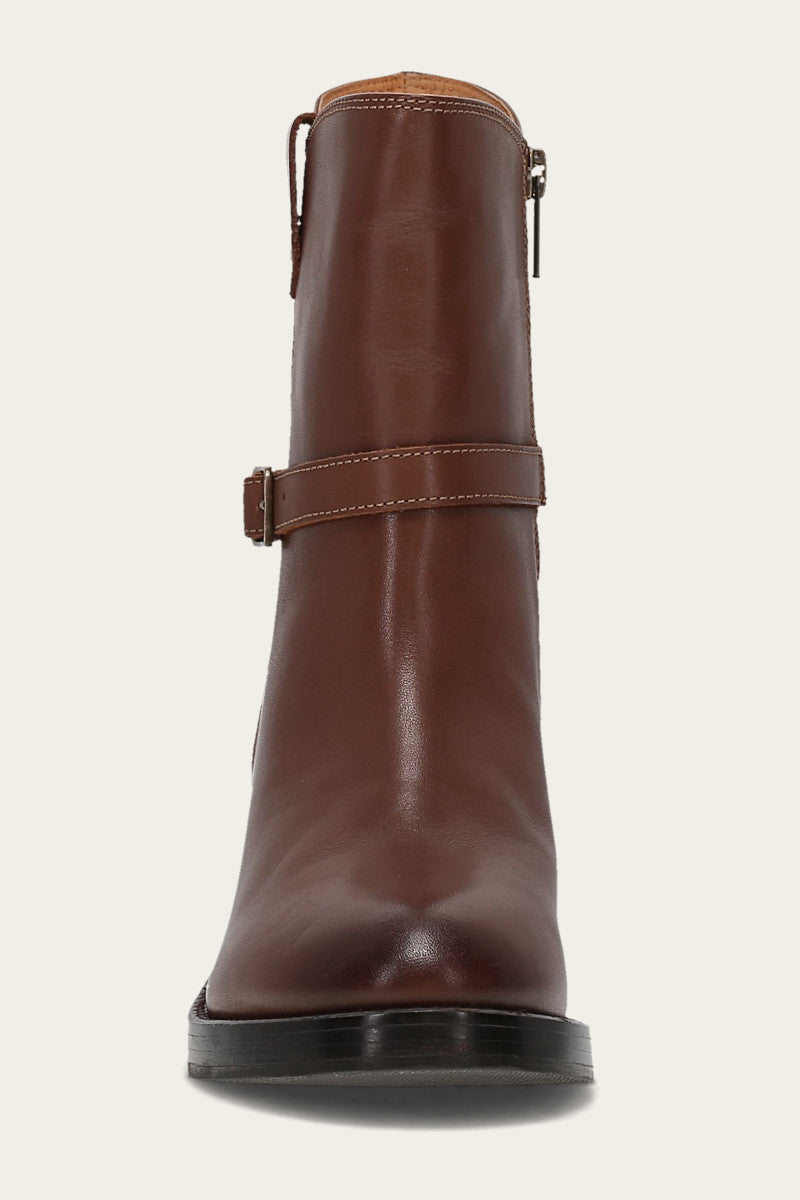 Rylee Belted Inside Zip - Walnut - Front
