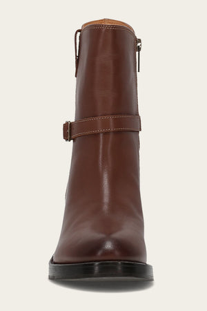 Rylee Belted Inside Zip - Walnut - Front