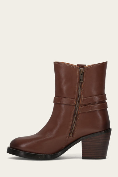 Rylee Belted Inside Zip - Walnut - Inside