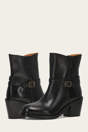 Rylee Belted Inside Zip - Black - Pair