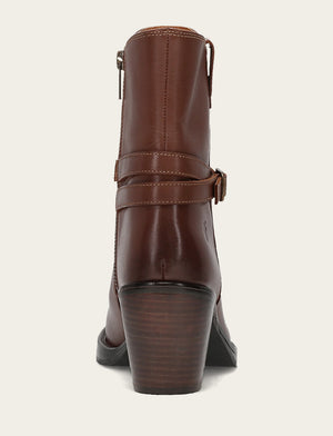 Rylee Belted Inside Zip - Walnut - Back