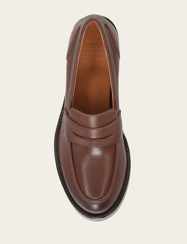Rylee Loafer - Walnut - Top Down