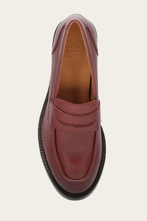 Rylee Loafer - Cranberry - Top Down