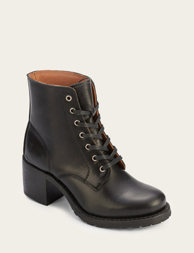 Frye Sabrina 6G Lace Up Boots Black 10 Frye Sabrina 6G Lace Up Boots Black 10