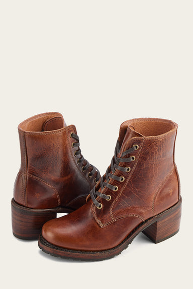 Sabrina 6G Lace Up - Cognac - Pair