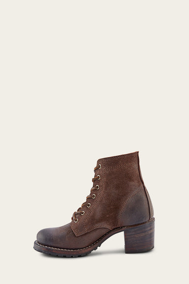 Sabrina 6G Lace Up - Dark Brown - Inside