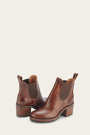 Frye sabrina chelsea cognac on sale