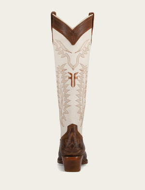 Sacha Feather Deco - Toffee White - Back