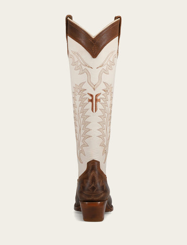 Sacha Feather Deco - Toffee White - Back