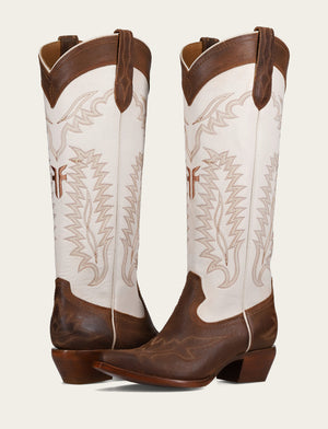 Sacha Feather Deco - Toffee White - Pair