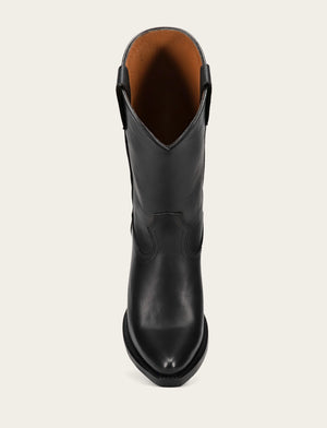 Sacha Mid Pull On - Black - Top Down