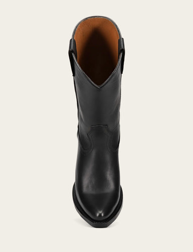Sacha Mid Pull On - Black - Top Down