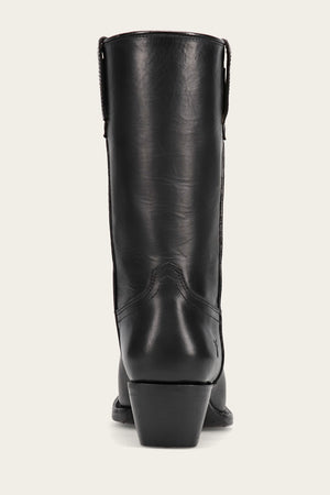 Sacha Mid Pull On - Black - Back