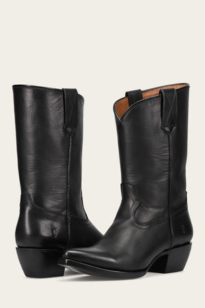 Sacha Mid Pull On - Black - Pair