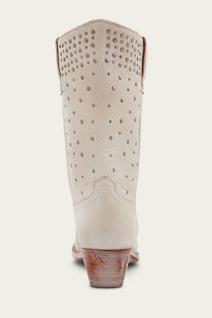 Sacha Mid Stud - White - Back