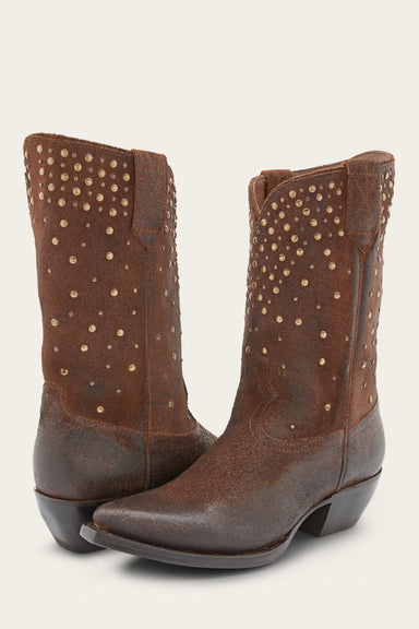 Sacha Mid Stud - Nutmeg - Pair
