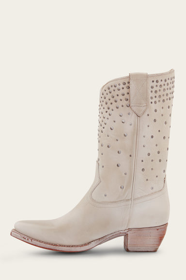 Sacha Mid Stud - White - Inside