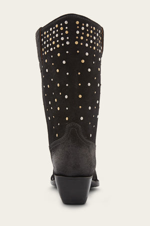 Sacha Mid Stud - Black - Back