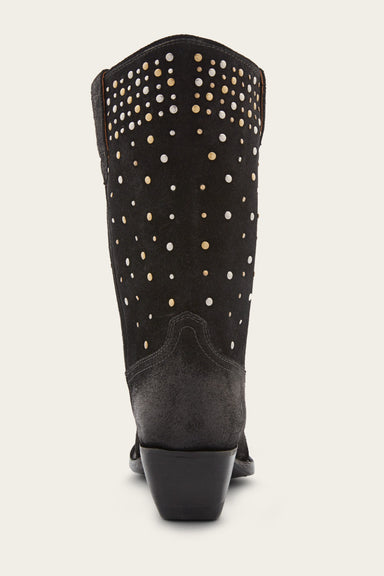Sacha Mid Stud - Black - Back