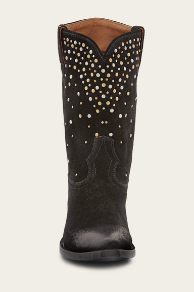 Sacha Mid Stud - Black - Front